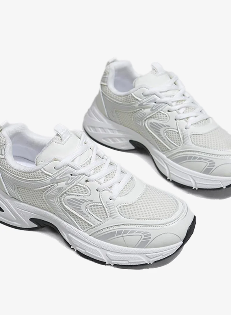 تايك تو حذاء جري برباط غلق وتفاصيل شبكية